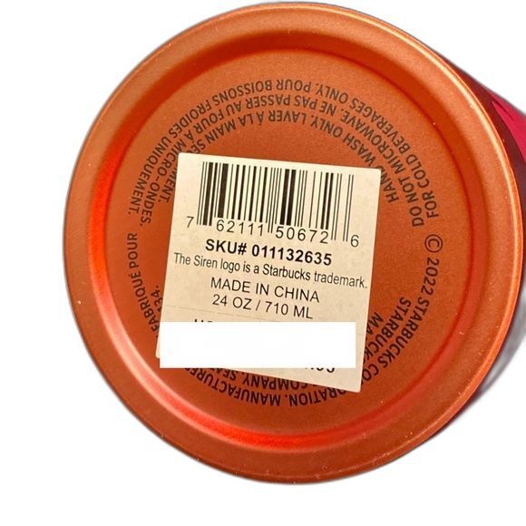 Starbucks Summer 2022 Limited Edition Pink Floral Stainless Tumbler - Picture 5 of 5